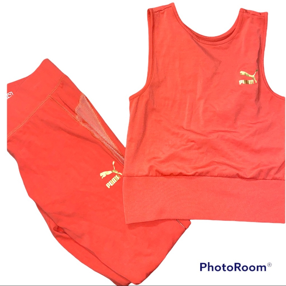 Coral Puma Outfit